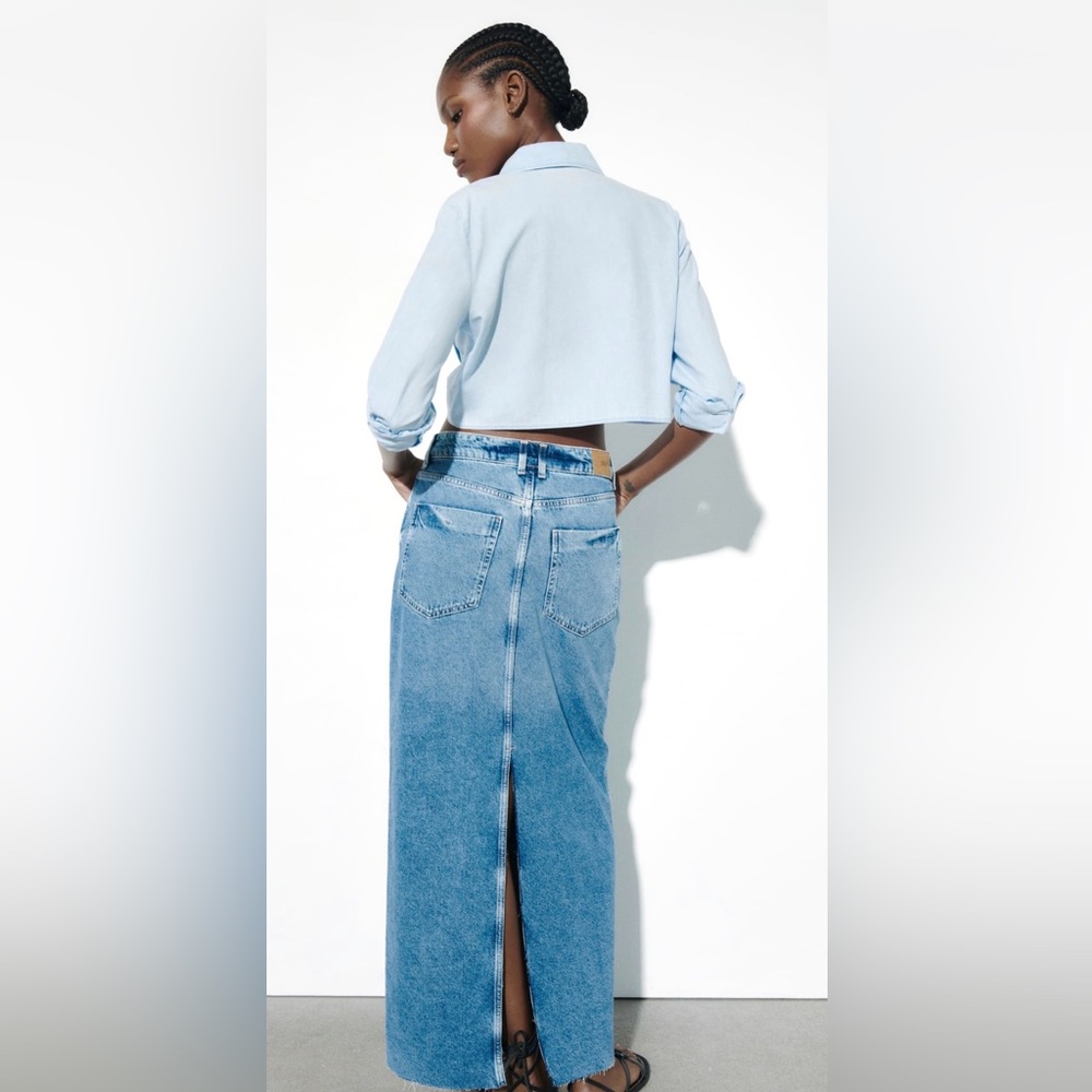 - Zara maxi denim skirt - Picture 3 of 11